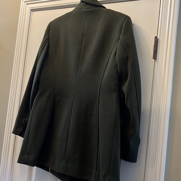 New w/ tags BCBG Maxazria olive green coat - Picture 4 of 5